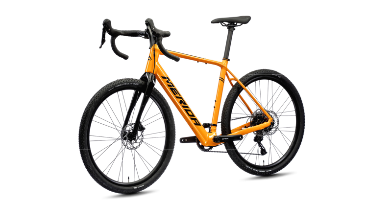 Merida - eSilex+ 600 Electric Gravel Bike in Orange Black-4